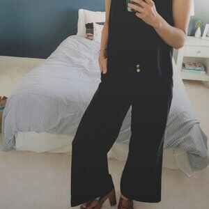 Carly Jean Los Angeles Marlowe Corduroy Pants – Black – Size Medium